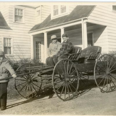 Three Boys and a Cart