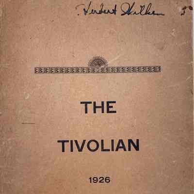 1926 Tivolian Yearbook