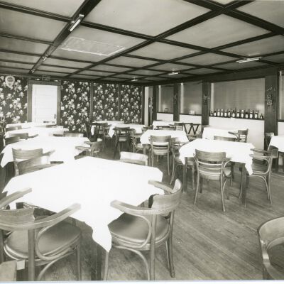 Red Hook Hotel dining room, 1950