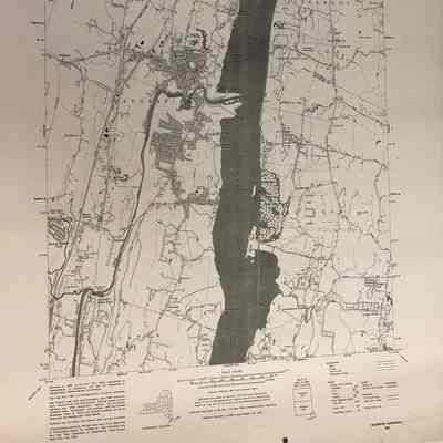 1963 Geological Survey of Saugerties, western shore Red Hook