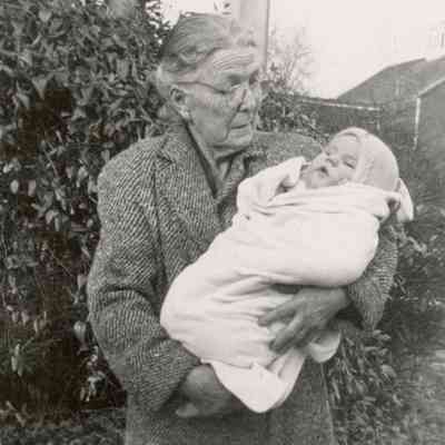 Grandmother Kennedy and baby
