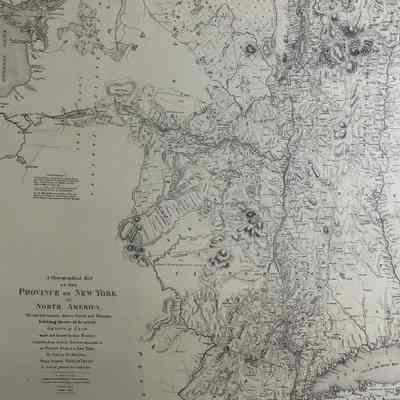 1779 Map of Provinces of New York
