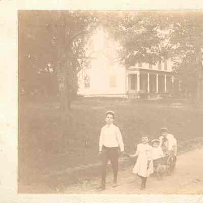 Clarence Williamson, Marion & Roscoe Teator, & ?