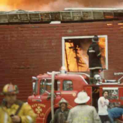 Fighting a Barn Fire