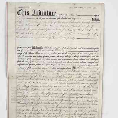 Deed, John P. Wheeler, Charles A. Rose & wife t John E. Losee 1862