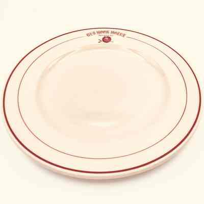 Red Hook Hotel round dinner plate