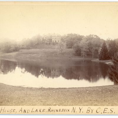 Morton's House and Lake "Ellerslie," Rhinebeck, NY