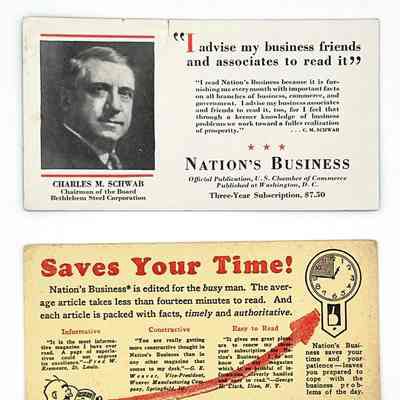 Advertising Card - Nation's Business