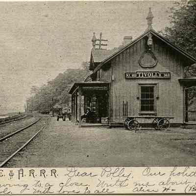 Tivoli Station, N.Y.C. & H.R.R.R., postmarked 1906