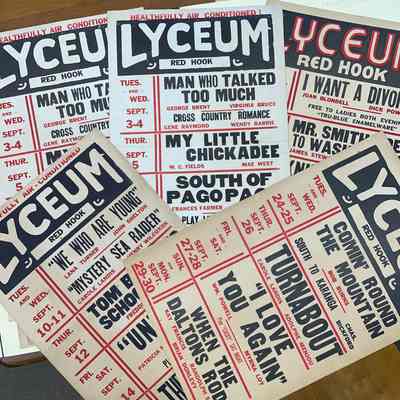 Lyceum theater posters, 1940