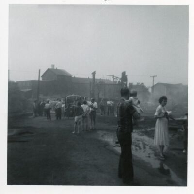 Scheffler Lumber Company fire,1964