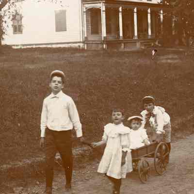 Arthur & Clarence Williamson, Marion & Roscoe Teator