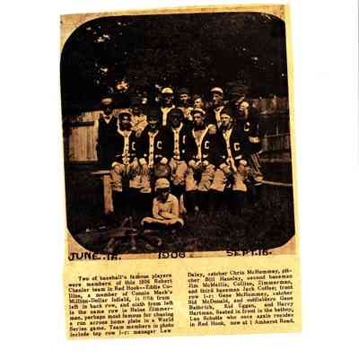 Chanler Baseball Team from 1906