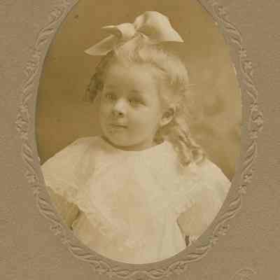 Elsie Hornbeck as a girl