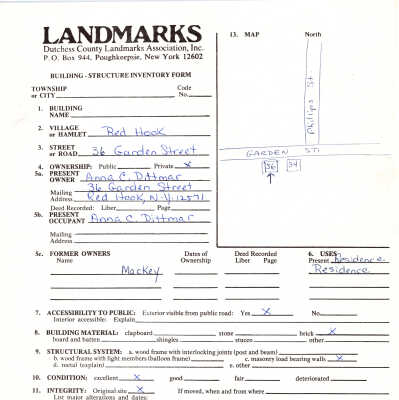 36 Garden St. (1975 Survey)