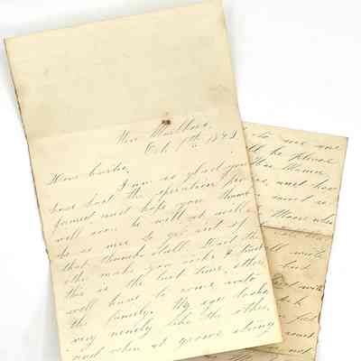 Letter to Curtis from Aunt Rose, 1882