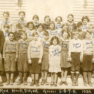 Upper Red Hook School, District # 6, Henrietta Fraleigh, teacher, 1932