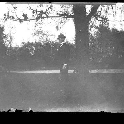 John - Standing Jackson Park, Chicago Oct. 15, 1899