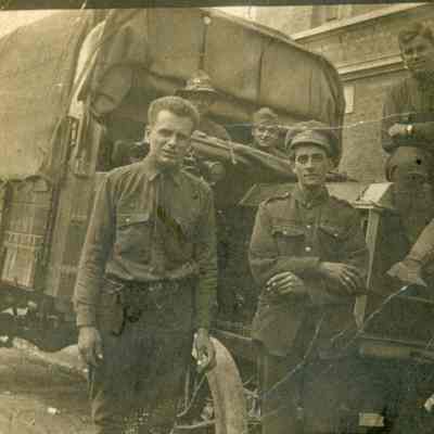 Roland A'Brial and fellow soldiers, World War I