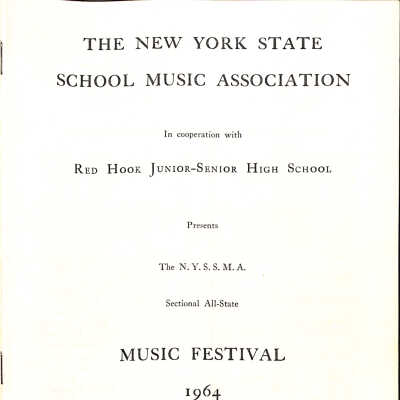 1964 Music Festival Program