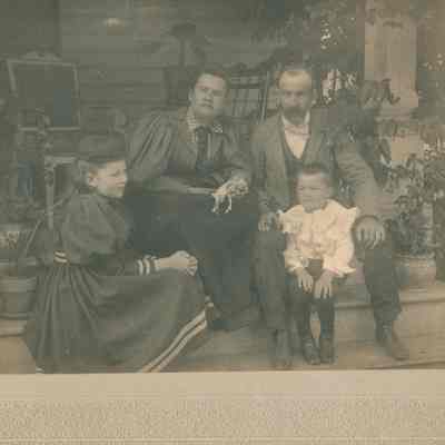Mr. and Mrs. P.E. Fraleigh, Martha and Phil W.