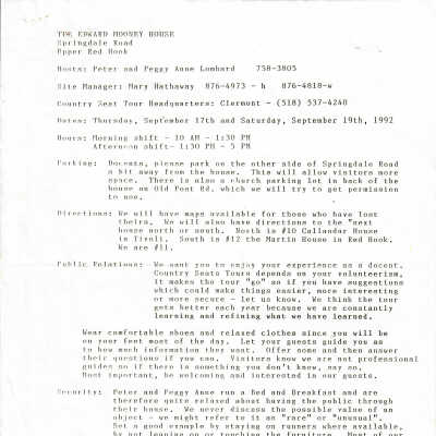 Mooney Home Open House Notes