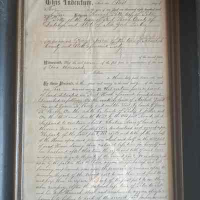 Deed to Scism Farm