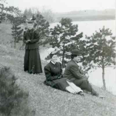 J.H., Em and C. at Rokeby
