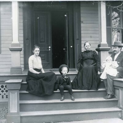 Rev Charles Maar of St. John's Reformed Church, his wife Maria Peterson, their children Carl Henry and Mary Peterson
