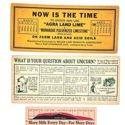 Advertising Cards for Agriculture