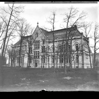 Large brick school (? Chicago)