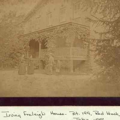 Irving Fraleigh farmhouse, photo dated 1886
