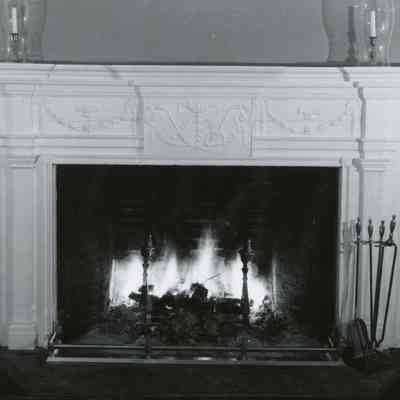 Maizeland - Close up of dining room mantel - 1966
