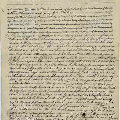 Deed to Thomas House, Andrew N. Kettle & Eliza his wife to Robert Gorman, 1830