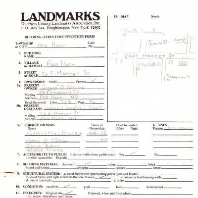 56 East Market St. (1975 Survey)