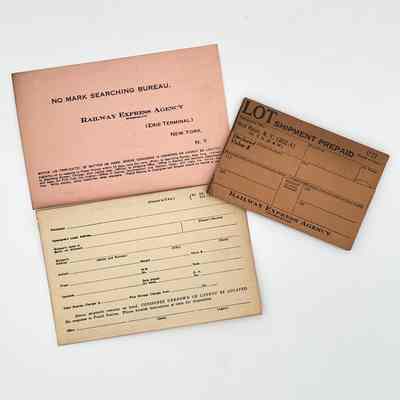 Agents Notice of Goods On Hand and Lot Shipment Forms
