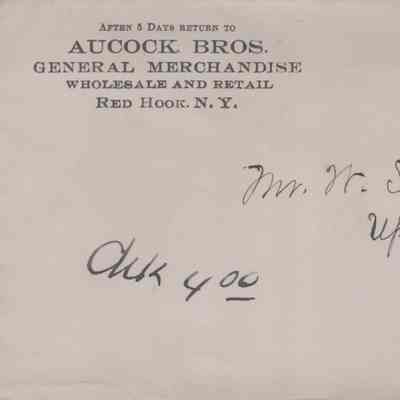 W. S. Teator Envelope 1913