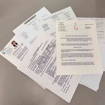 Legal Documents dealing with the sale and destruction of the Moul House