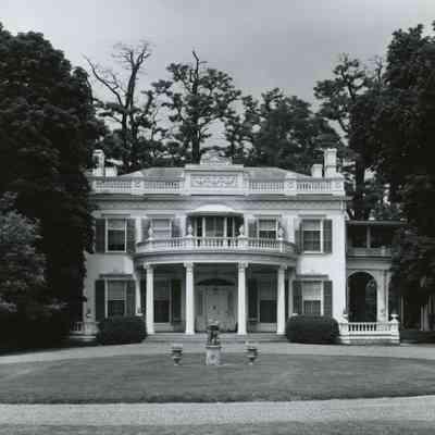 Montgomery Place - East facade, close-up - 1966
