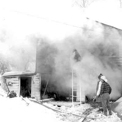 Red Hook Fire on Spring Lake Rd in Red Hook in 1964