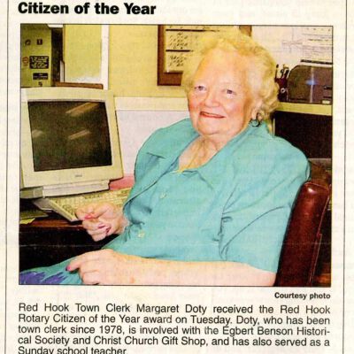 M. Doty "Citizen of the Year"