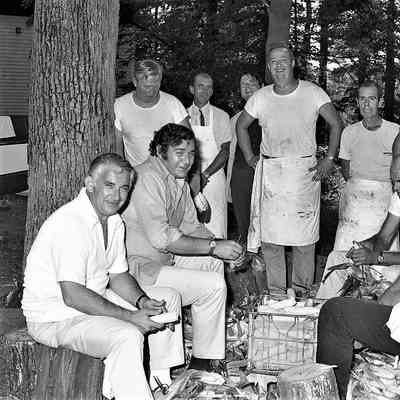 St. Paul's Annual Beef BBQ Prep Team - 1976