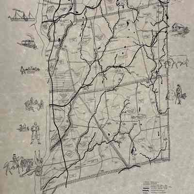 Dutchess County 300th anniversary map (1683-1983)