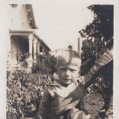 Sidney Mead as a boy, c.1929