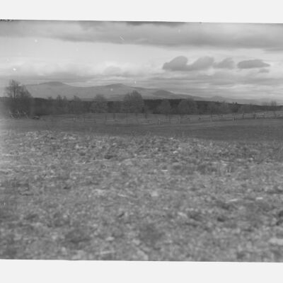 Clouds panorama looking west