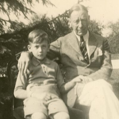 Claude Potts and his godfather, Valentine Hall