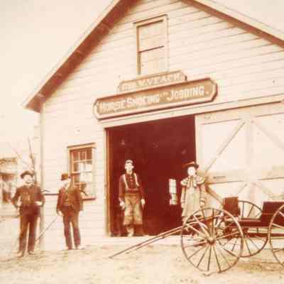 Geo W. Veach Blackmith Shop