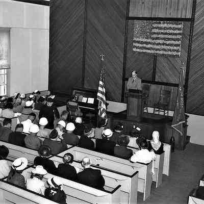 Memorial Day Services Old Red Church,1950