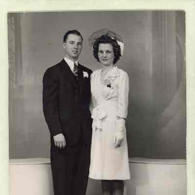 Wedding Portrait, Irving A. and Kay Fraleigh, 1943