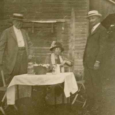 Theodore Weeks, Nevada (Nina) Myers Teator, William Seward Teator